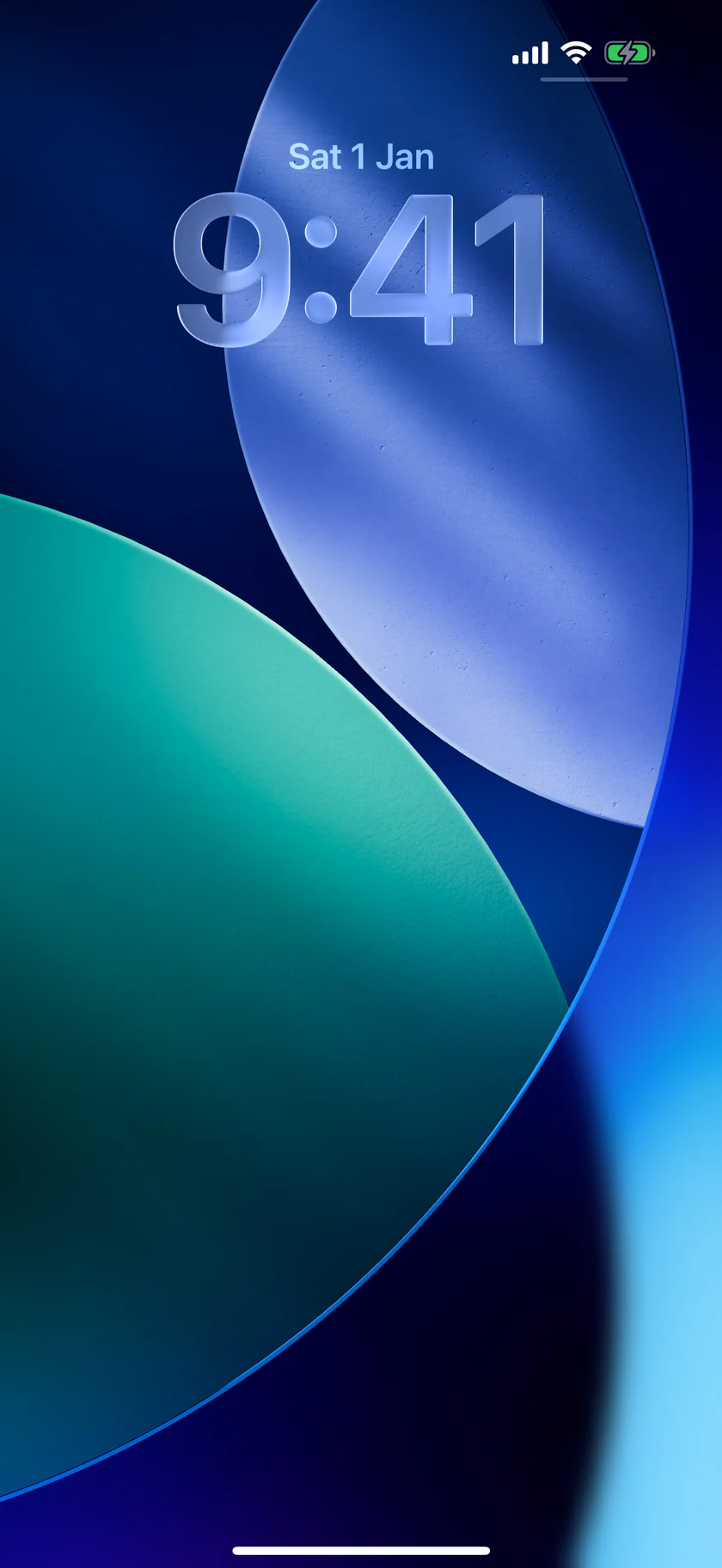 An iPhone Lock Screen